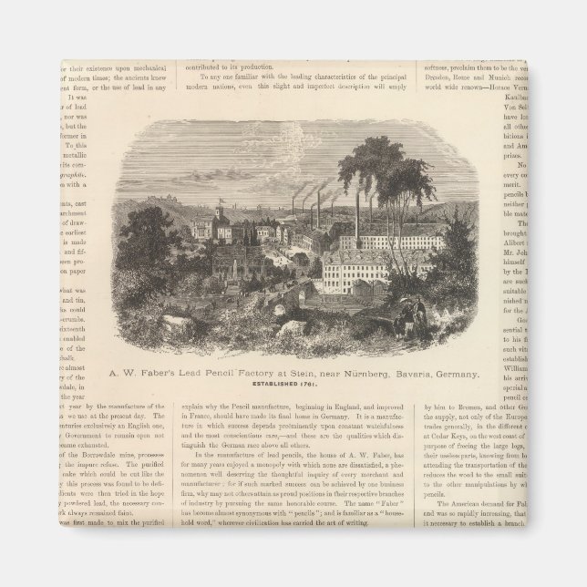 Aimant Les crayons de plomb de AW Faber (Devant)