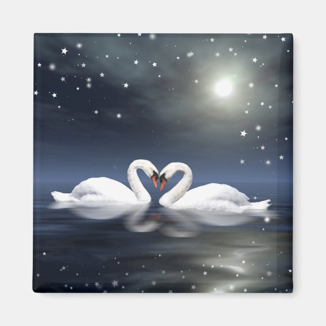 Aimant Les cygnes qui aiment (Devant)
