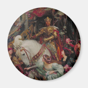 Aimant Les deux Couronnes par Sir Frank Bernard Dicksee