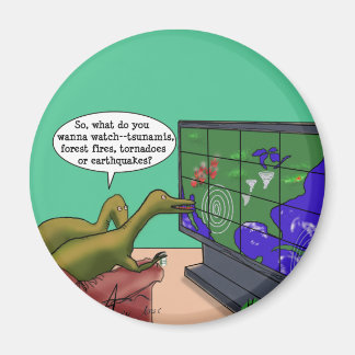 Aimant Les dinosaures du changement climatique