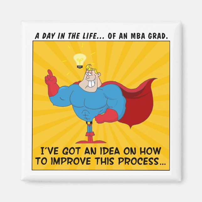 Aimant Les diplômés de MBA connaissent les réponses à tou (Devant)