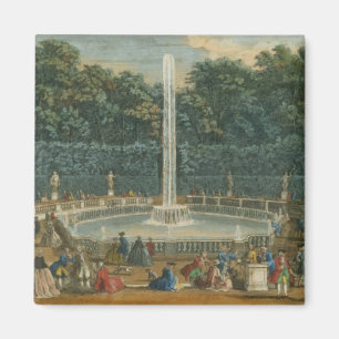 Aimant Les dômes dans le jardin à Versailles, pub. par