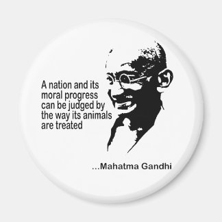 Aimant Les droits des animaux du Mahatma Gandhi