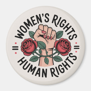 Aimant Les droits des femmes sont des droits humains