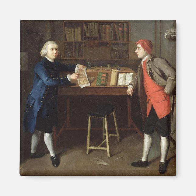 Aimant Les ébénistes (huile sur toile) (Devant)