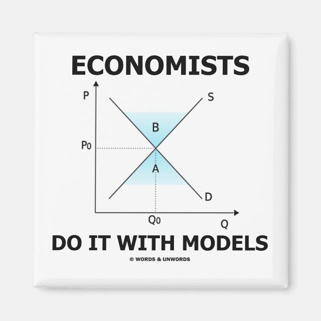 Aimant Les Économistes Le Font Avec Des Modèles (Humour É (Devant)