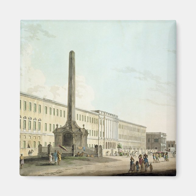 Aimant Les Ecrivains' Bâtiments, Calcutta, assiette 30 de (Devant)