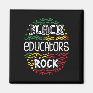 Aimant Les éducateurs noirs rock - Mois de l'histoire des