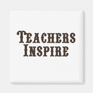 Aimant Les enseignants inspirent