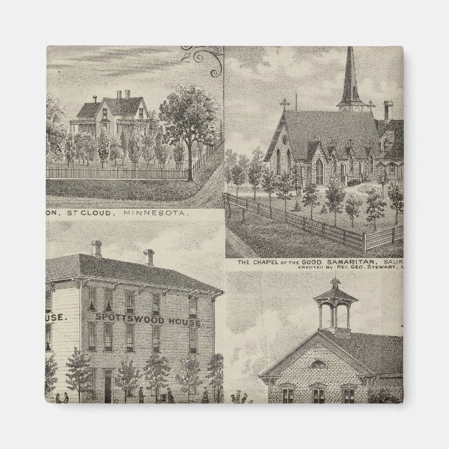 Aimant Les Environs Du Minnesota (Devant)