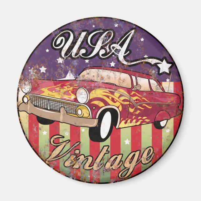 Aimant Les États-Unis d'Amérique 59 vintage (Devant)