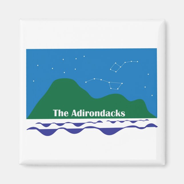 Aimant Les étoiles d'Adirondack (Devant)