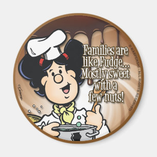 Aimant Les familles sont comme le fondant