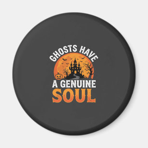 Aimant Les fantômes d'Halloween ont un design d'âme authe