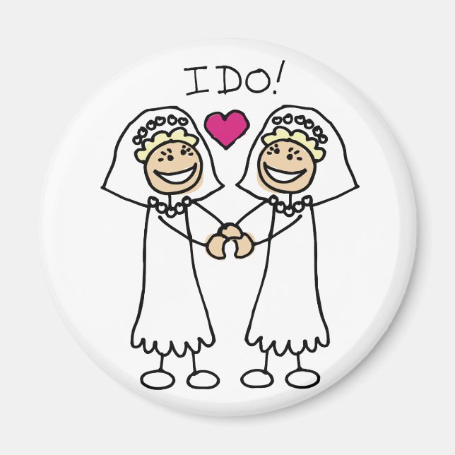 Aimant Les faveurs du mariage lesbien (Devant)