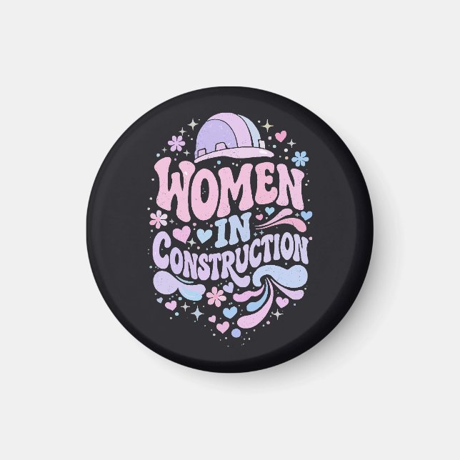 Aimant Les femmes dans la construction : un empowerment r (Devant)