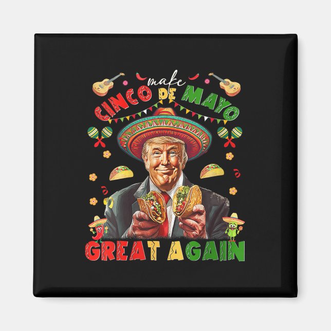 Aimant Les femmes font du Cinco De Mayo une grande fois d (Devant)