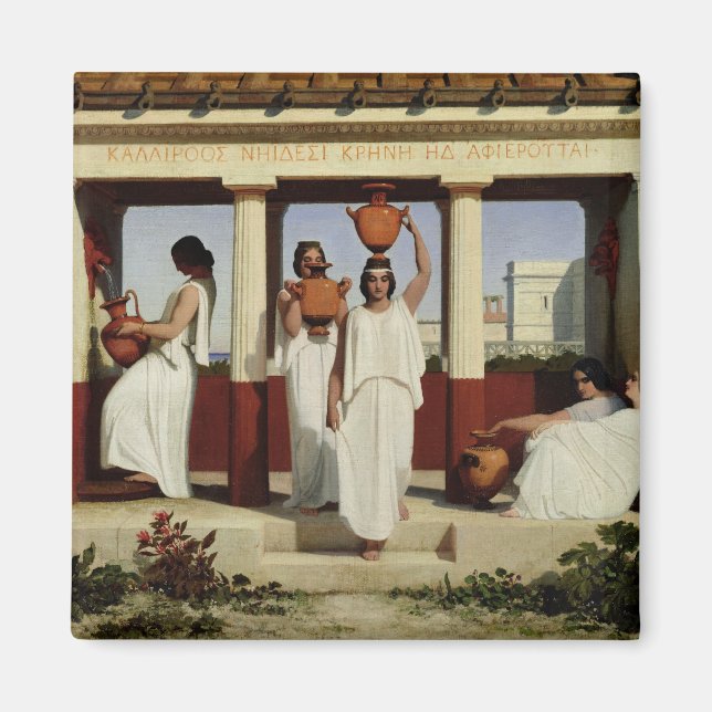 Aimant Les femmes grecques à la fontaine, 1841 (Devant)