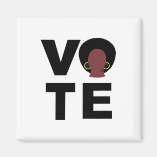 Aimant Les Femmes Noires Votent Élections Politiques Les