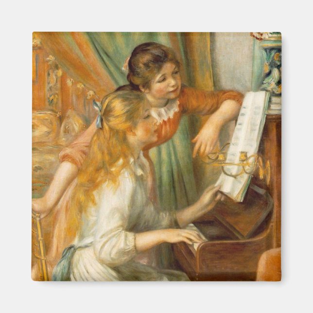 Aimant Les filles au piano (Devant)