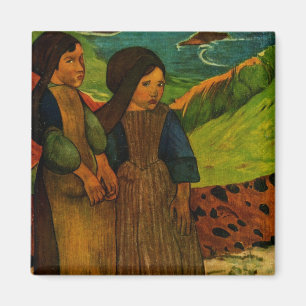 Aimant Les filles bretonnes de Paul Gauguin (1889)