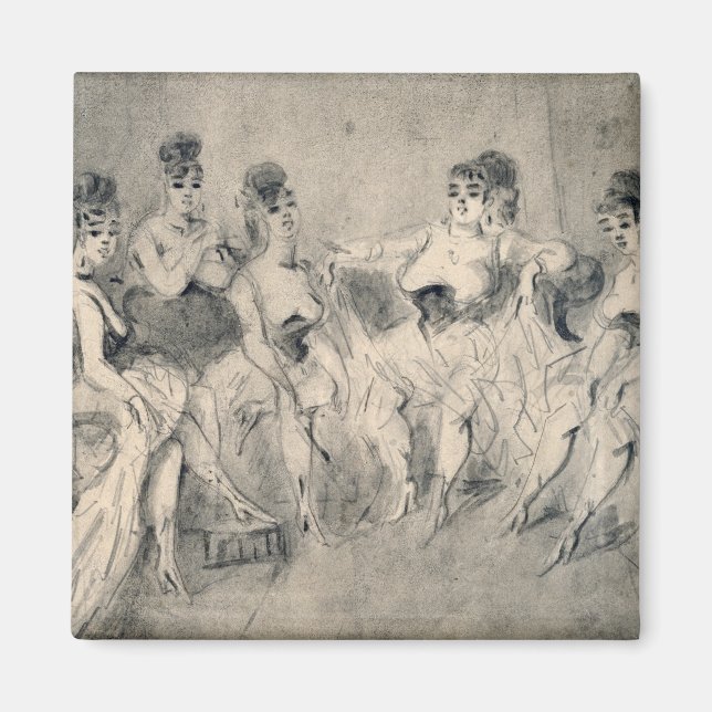 Aimant Les filles dans un Bordello (Devant)