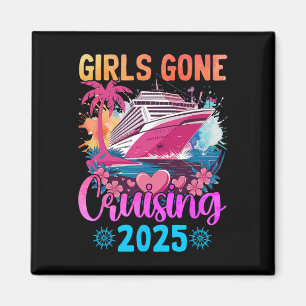 Aimant Les filles en croisière 2025 Vacances en croisière