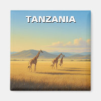 Les Giraffes du Parc National du Serengeti en Tanz