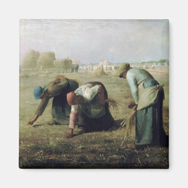 Aimant Les Gleaners, Jean-François Millet, 1857 (Devant)