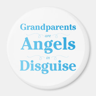 Aimant Les grands-parents sont des anges déguisés