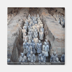Aimant Les guerriers de terre cuite, Xi'an, Chine