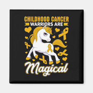 Aimant Les guerriers du cancer de l'enfance sont une pris