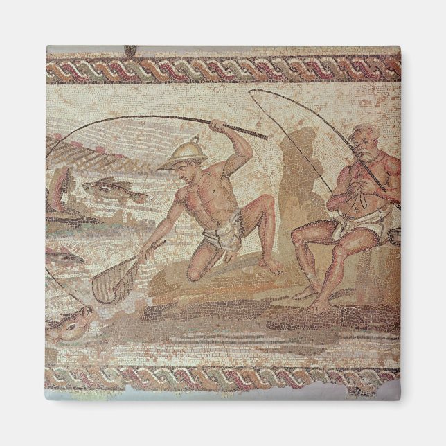 Aimant Les hommes pêchent sur le Nil (Devant)