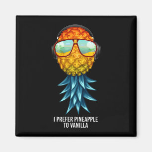 Aimant Les hommes préfèrent l'ananas à l'envers à la vani