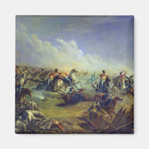 Aimant Les hussards de garde attaquant près de Varsovie