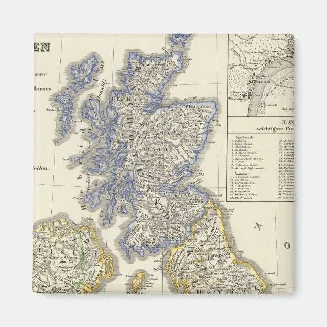 Aimant Les îles britanniques de 1066 à 1485 (Devant)
