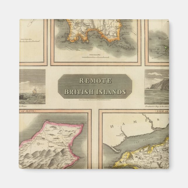 Aimant Les îles britanniques éloignées (Devant)