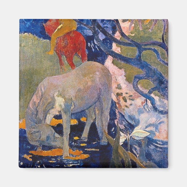 Aimant Les impressionnistes du cheval blanc (Devant)
