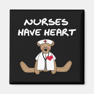 Aimant Les infirmières d'ours ont des T-shirts et des cad
