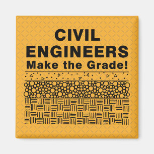 Aimant Les Ingénieurs Civils Font Le Grade