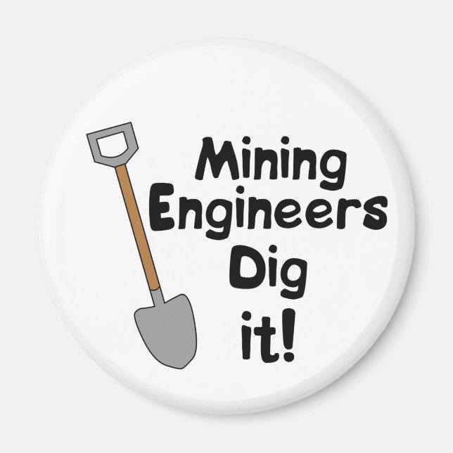 Aimant Les ingénieurs des mines adorent (Devant)
