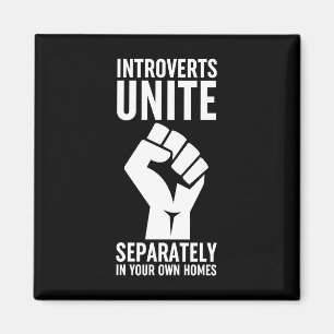 Aimant Les Introvertis S'Unissent Séparément Dans Vos Pro