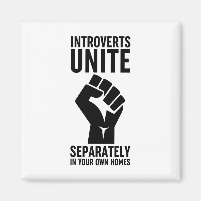 Aimant Les Introvertis S'Unissent Séparément Dans Vos Pro (Devant)