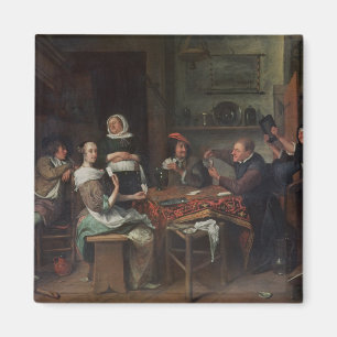 Aimant Les joueurs de carte