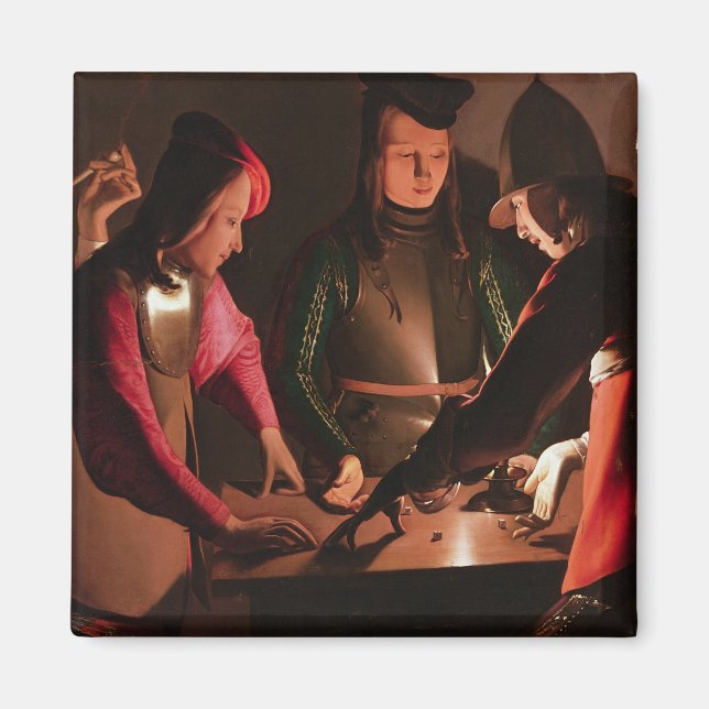 Aimant Les Joueurs de dés (Devant)