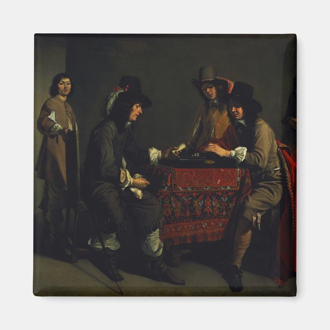 Aimant Les joueurs de jacquet (Devant)