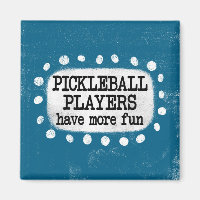 Les Joueurs De Pickleball Ont Plus D'Amusants Magn