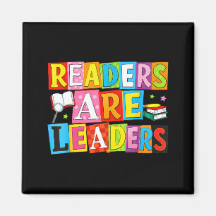 Aimant Les lecteurs sont des leaders drôle livre de lectu