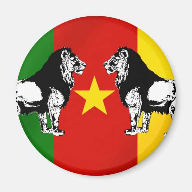 Aimant Les Lions Indomables Cameroun (Devant)