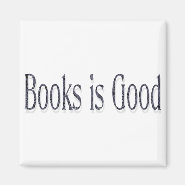 Aimant Les livres sont bons (Devant)